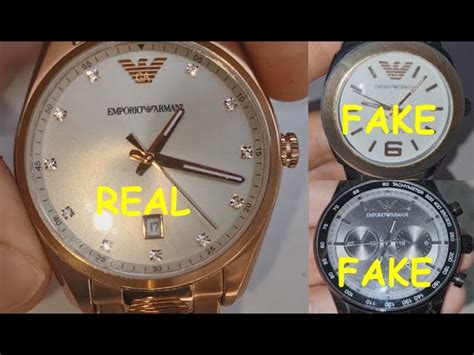 armani fake vs real watch|armani watches for sale.